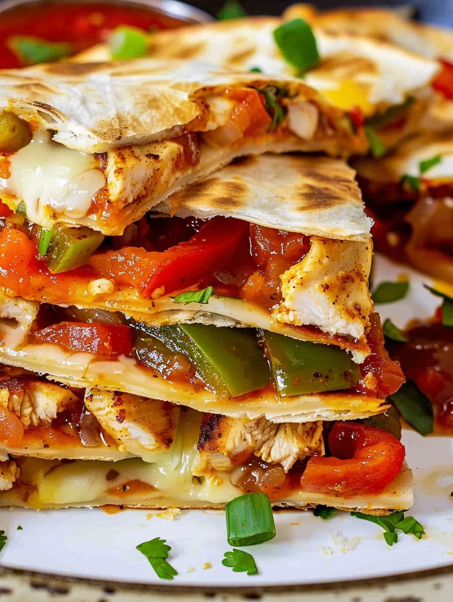 Chicken Fajita Quesadillas