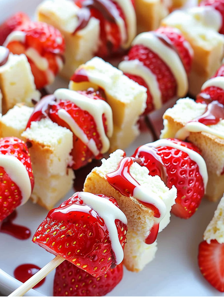 Strawberry Shortcake Kabobs