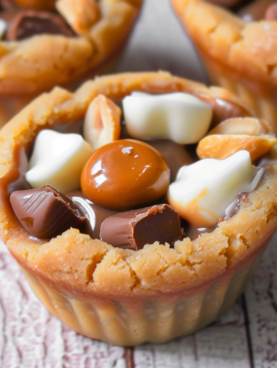 Caramel Peanut Butter Cookie Cups