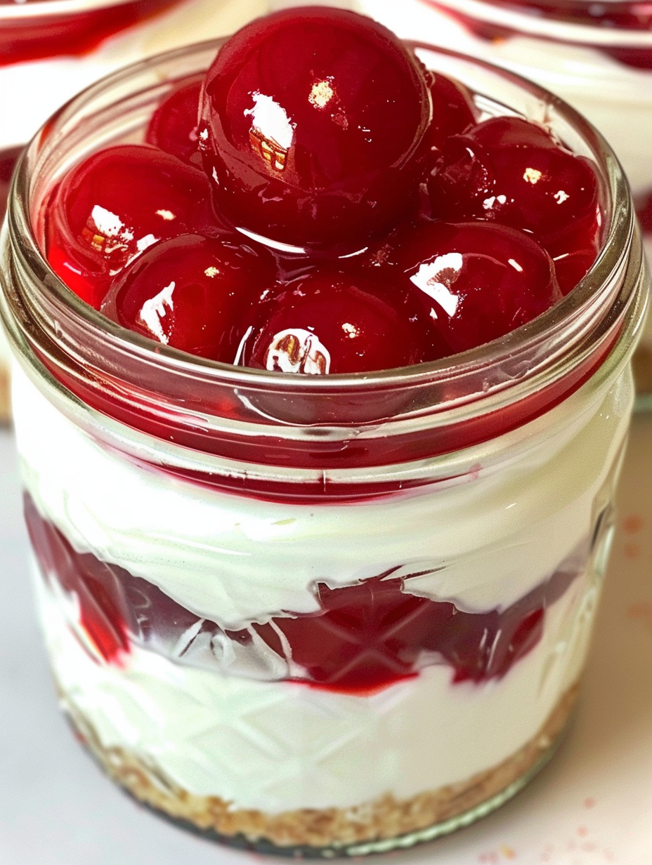 No-Bake Cherry Cheesecake