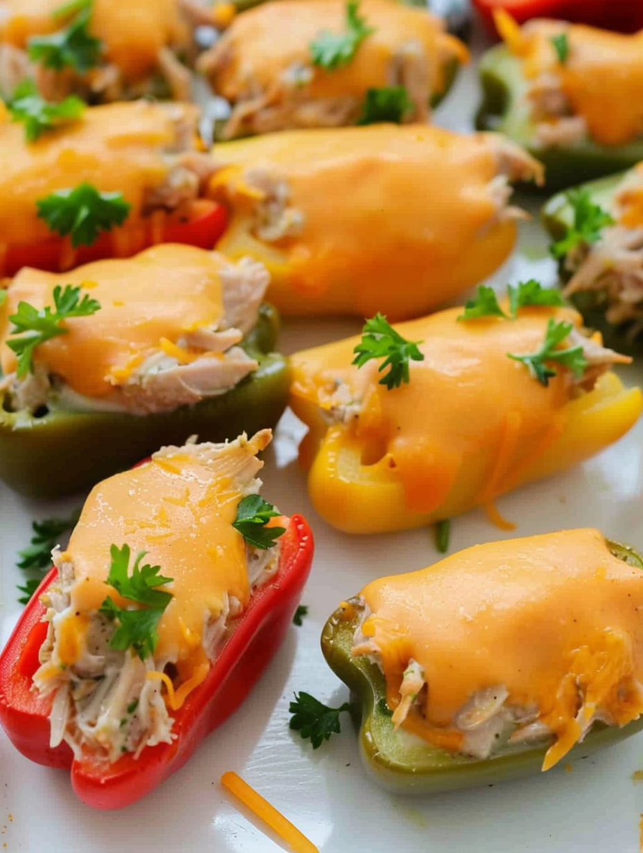 Keto Tuna Melt Poppers