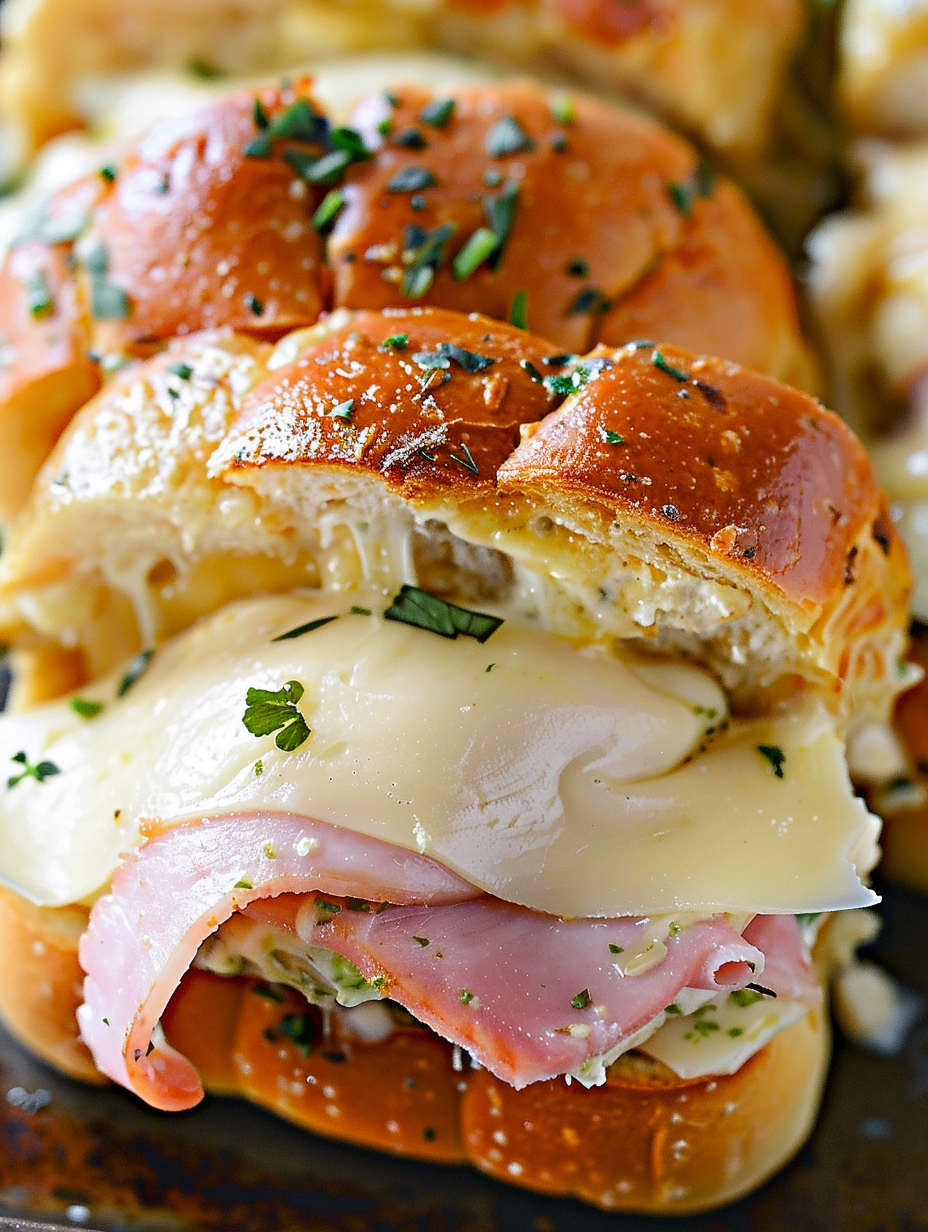 Chicken Cordon Bleu Sliders
