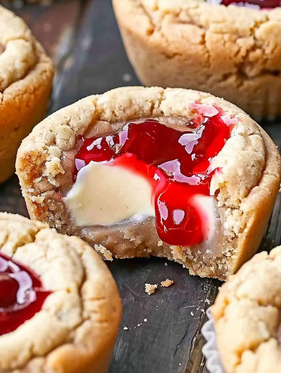 Peanut Butter & Jelly Cookie Cups