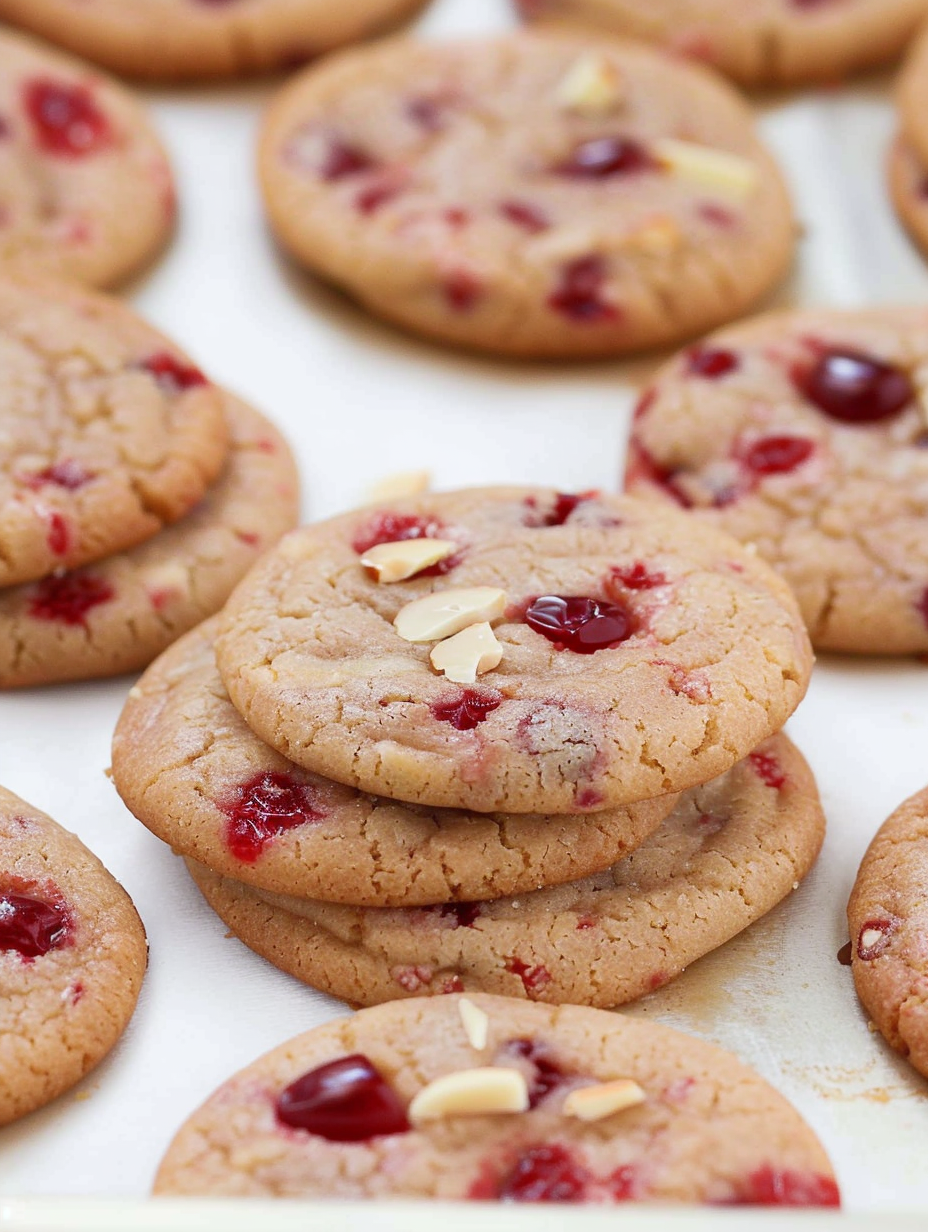 Cherry Icebox Cookies