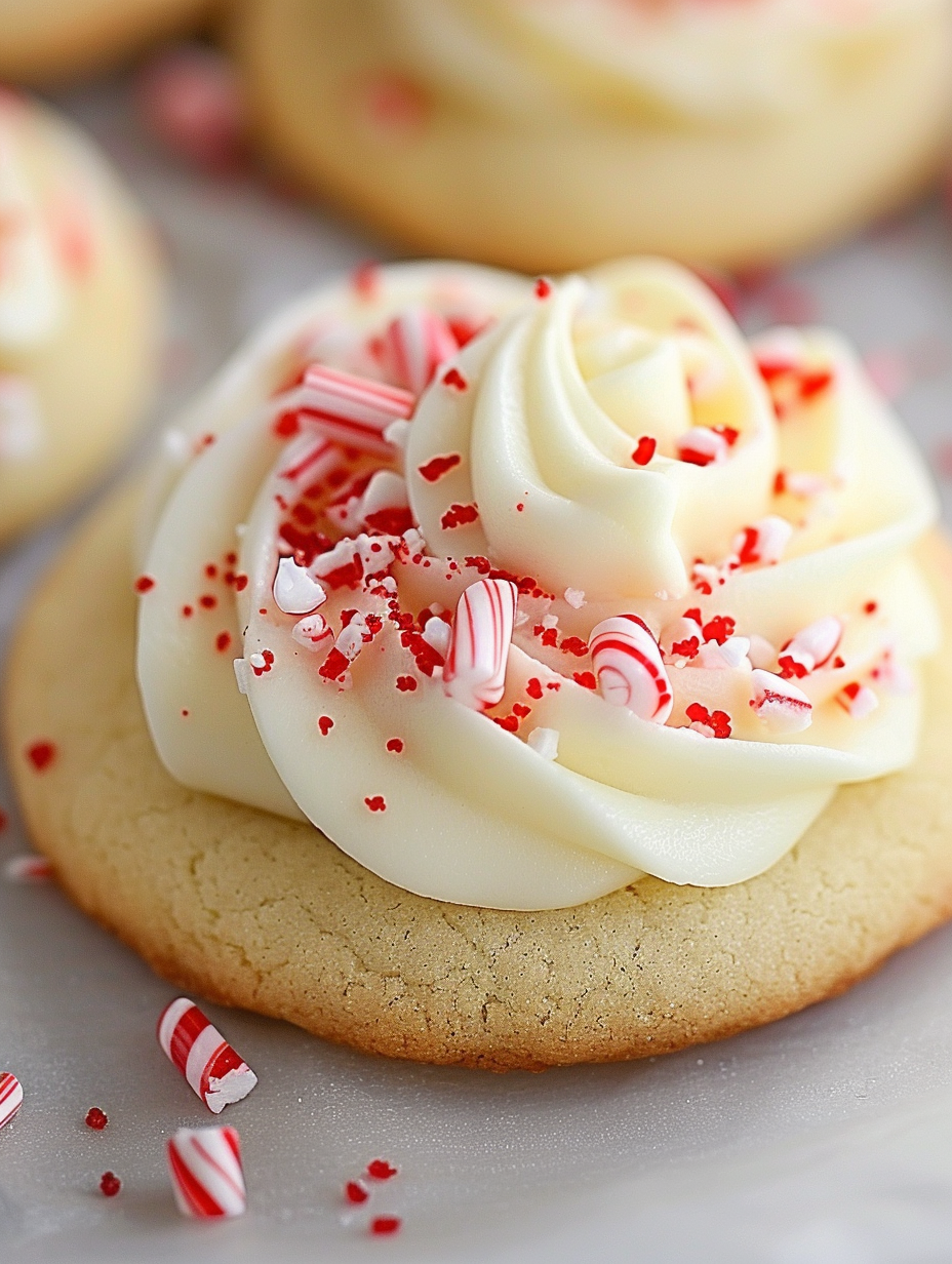 Easy Christmas Peppermint Sugar Cookies