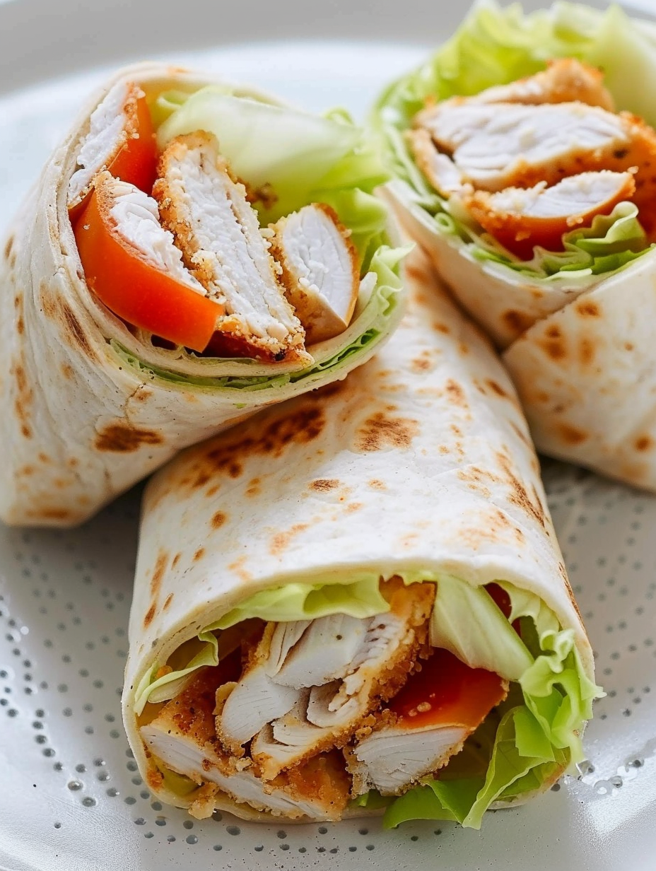 Crispy Chicken Ranch Wraps