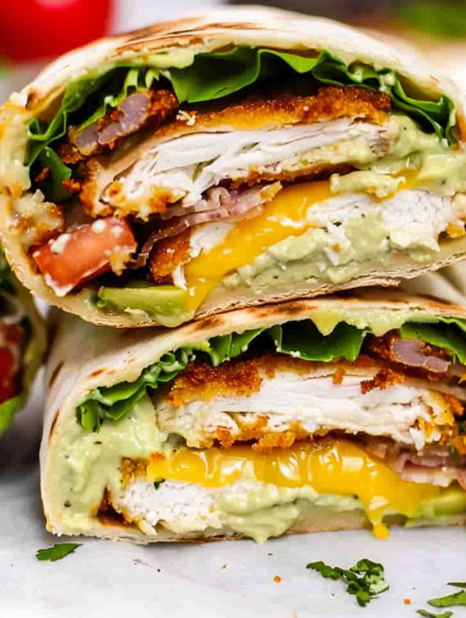 Quick Crispy Chicken Wrap (With Video and Photos!)
