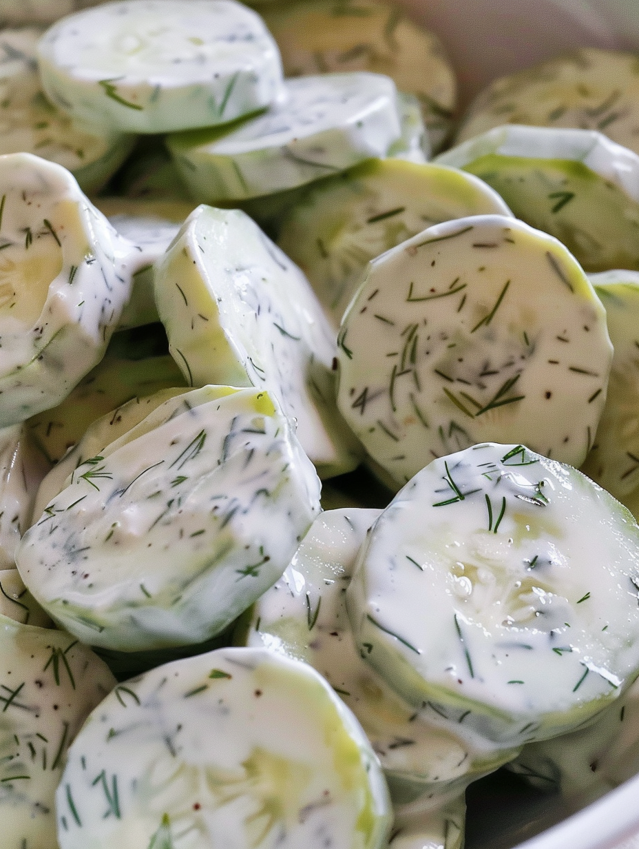 Creamy Cucumber Salad