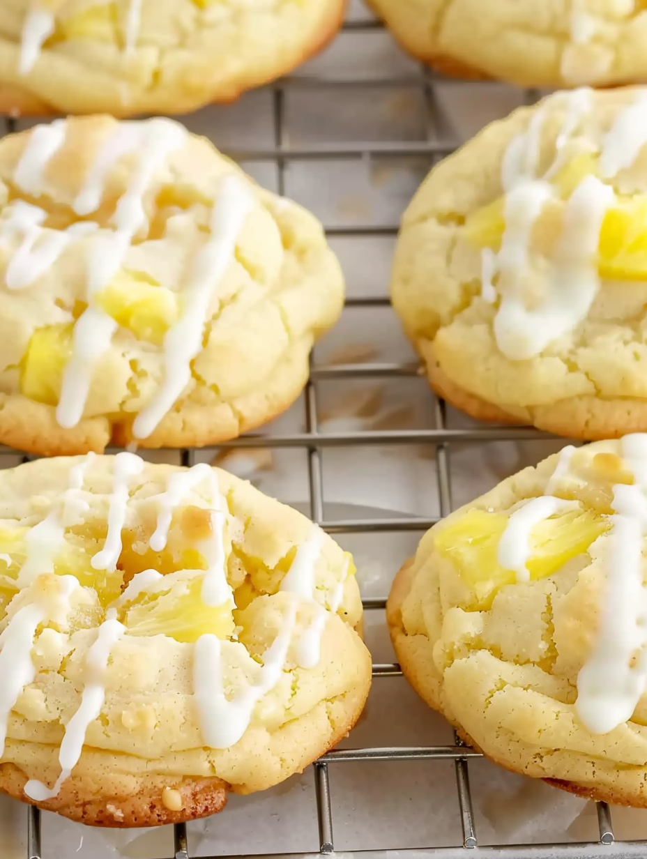 Pineapple Cream Cheese Cookies