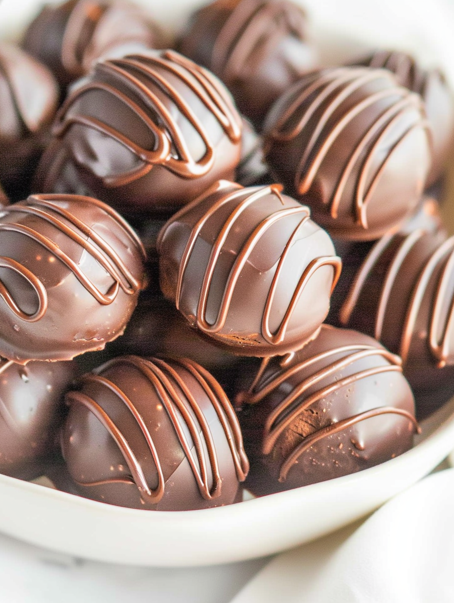 No-Bake Brownie Truffles