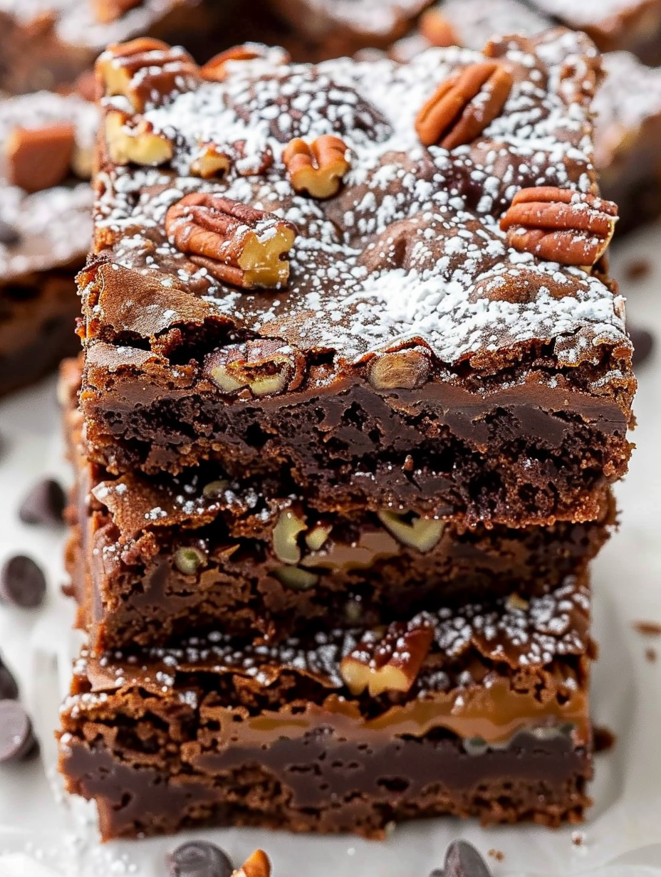 Close-up of cornbread cubes and colorful vegetable layers