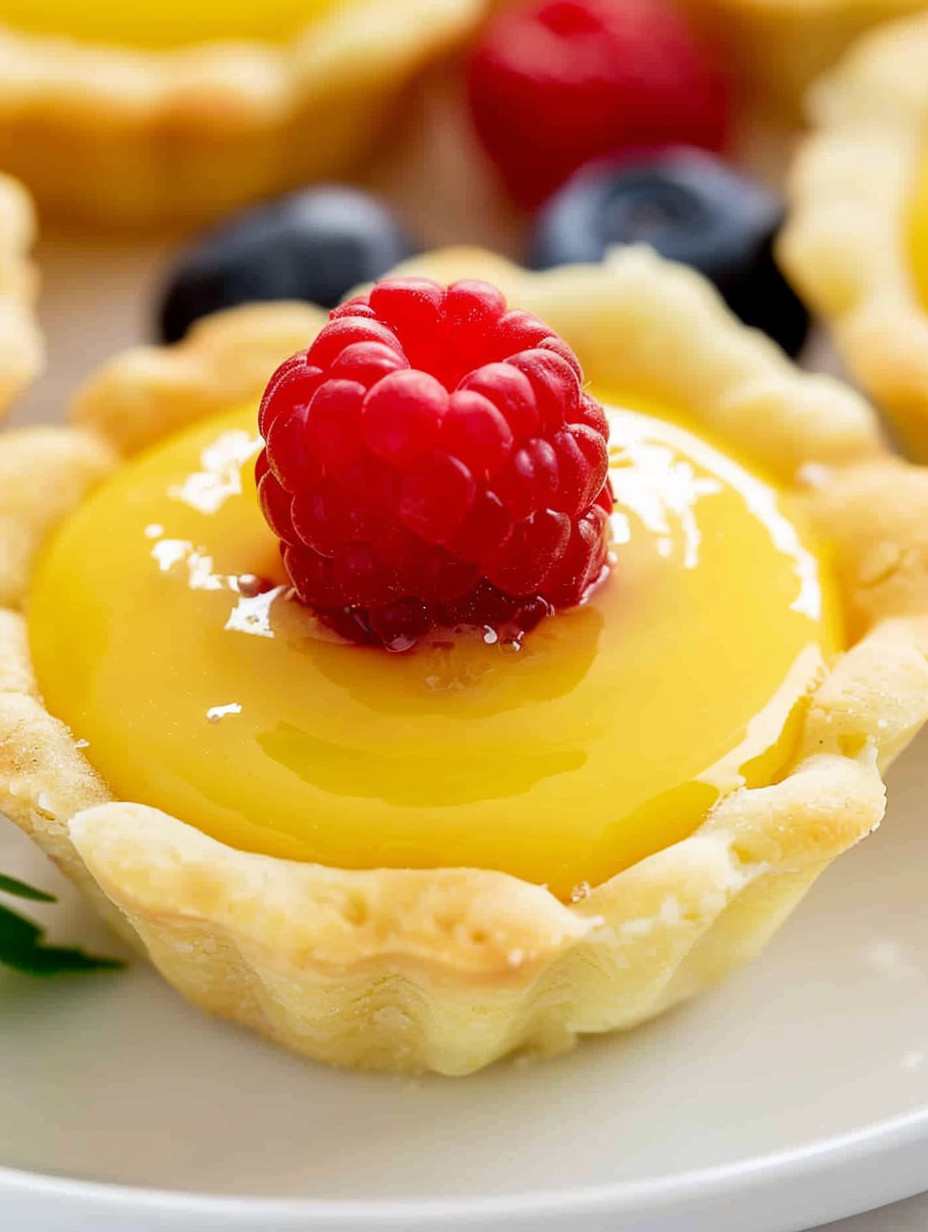 Mini sugar cookie shells in a muffin pan