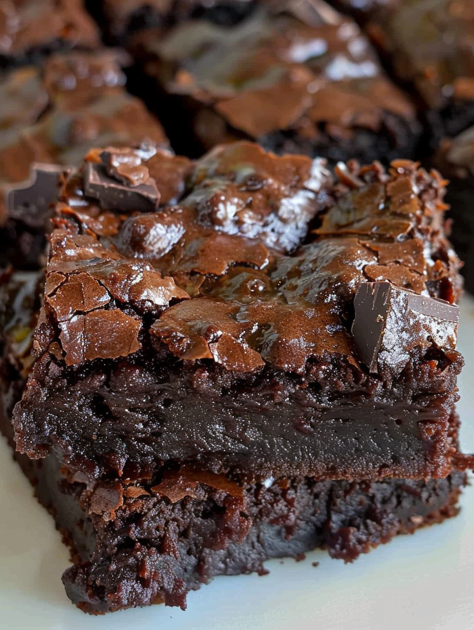 Banana Brownies in baking tin with chocolate chunks