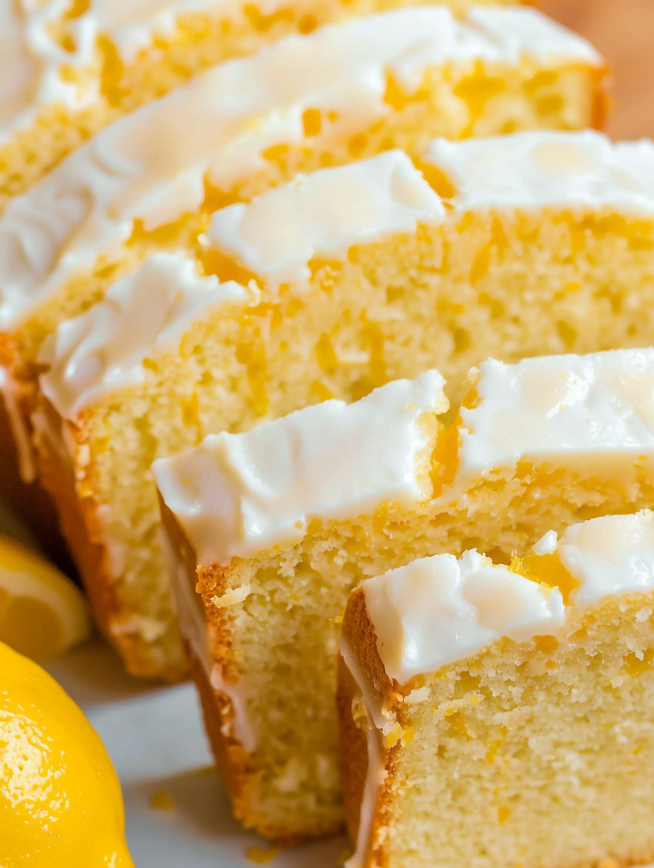 Whole keto lemon loaf on a cutting board