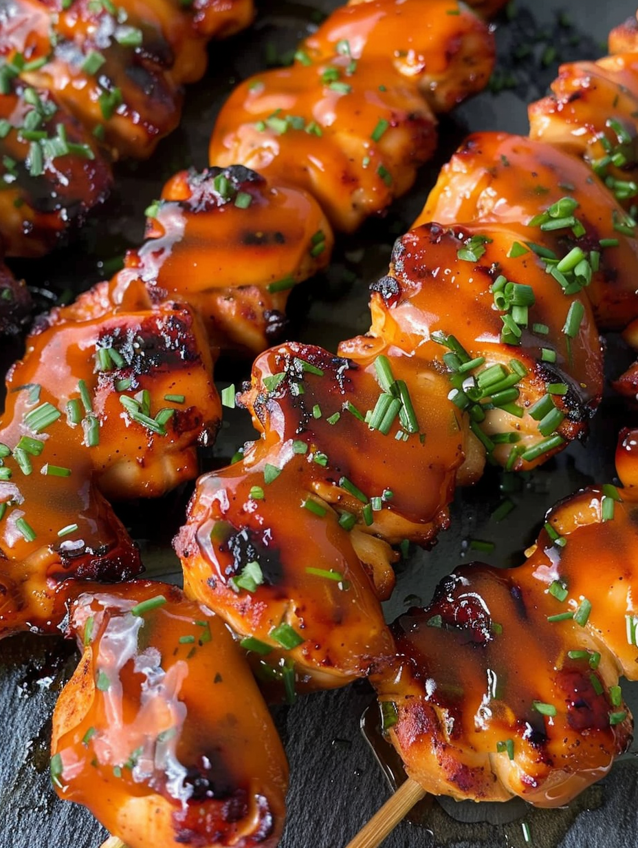 Close-up of hot honey glaze bubbling in a saucepan