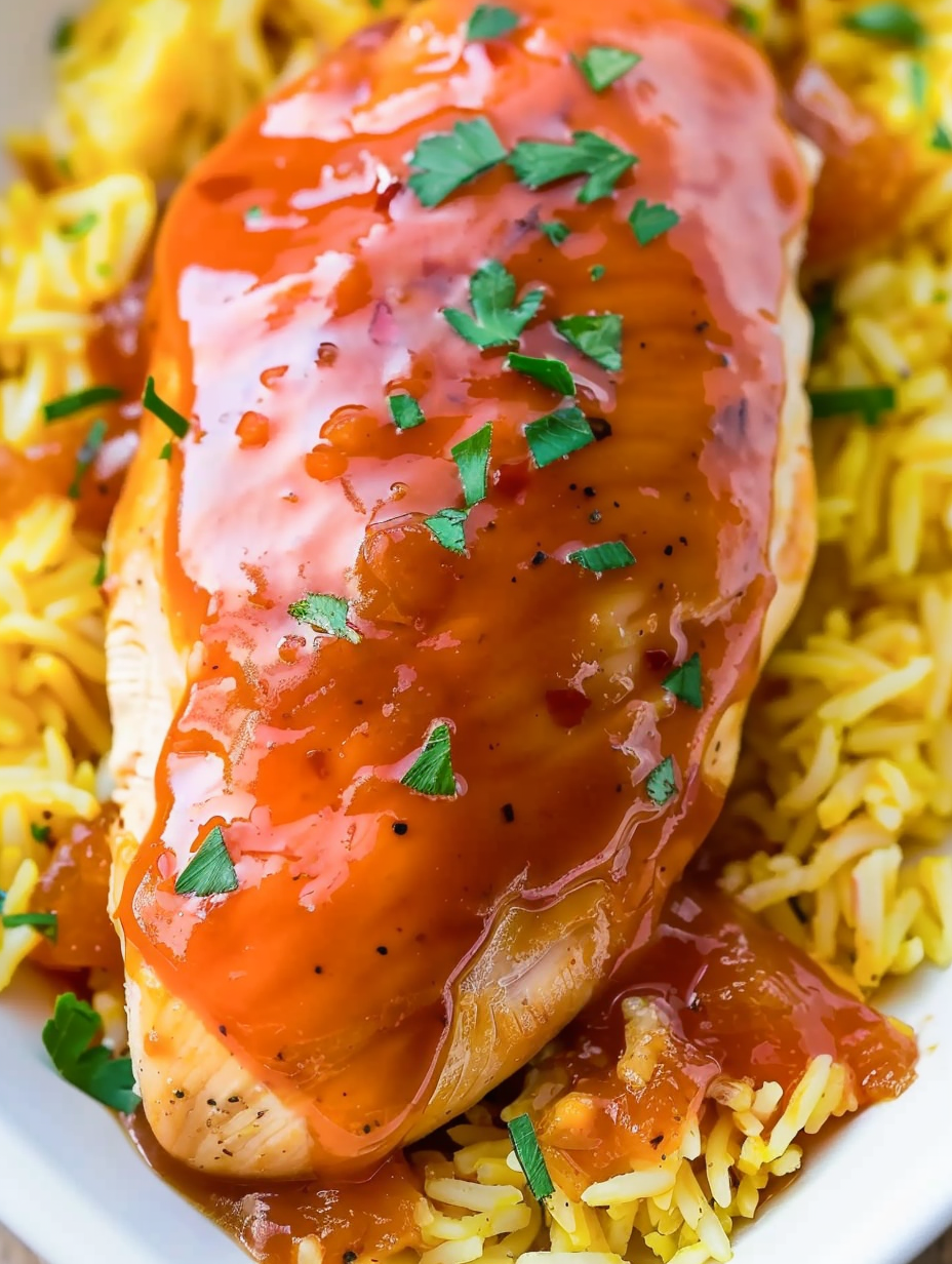 Catalina chicken ingredients on counter