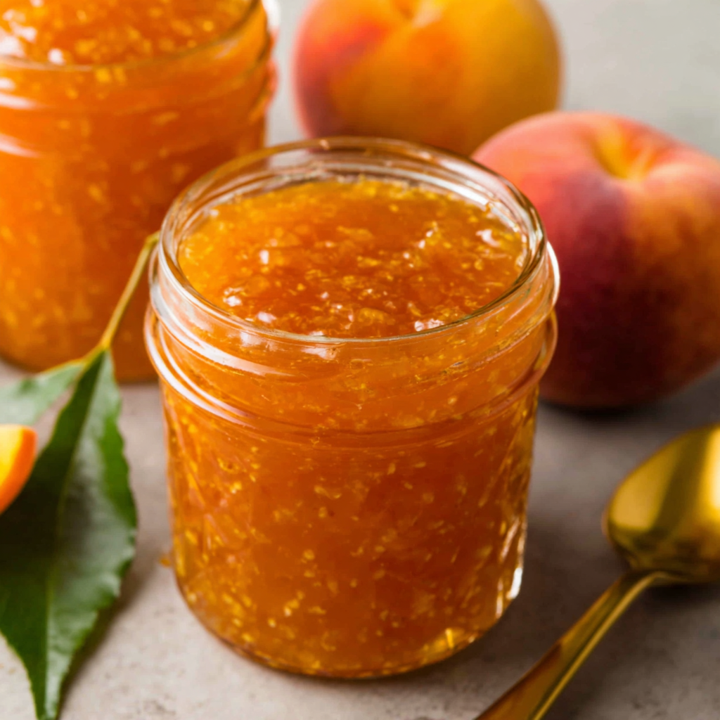 Quick Fresh Peach Jam