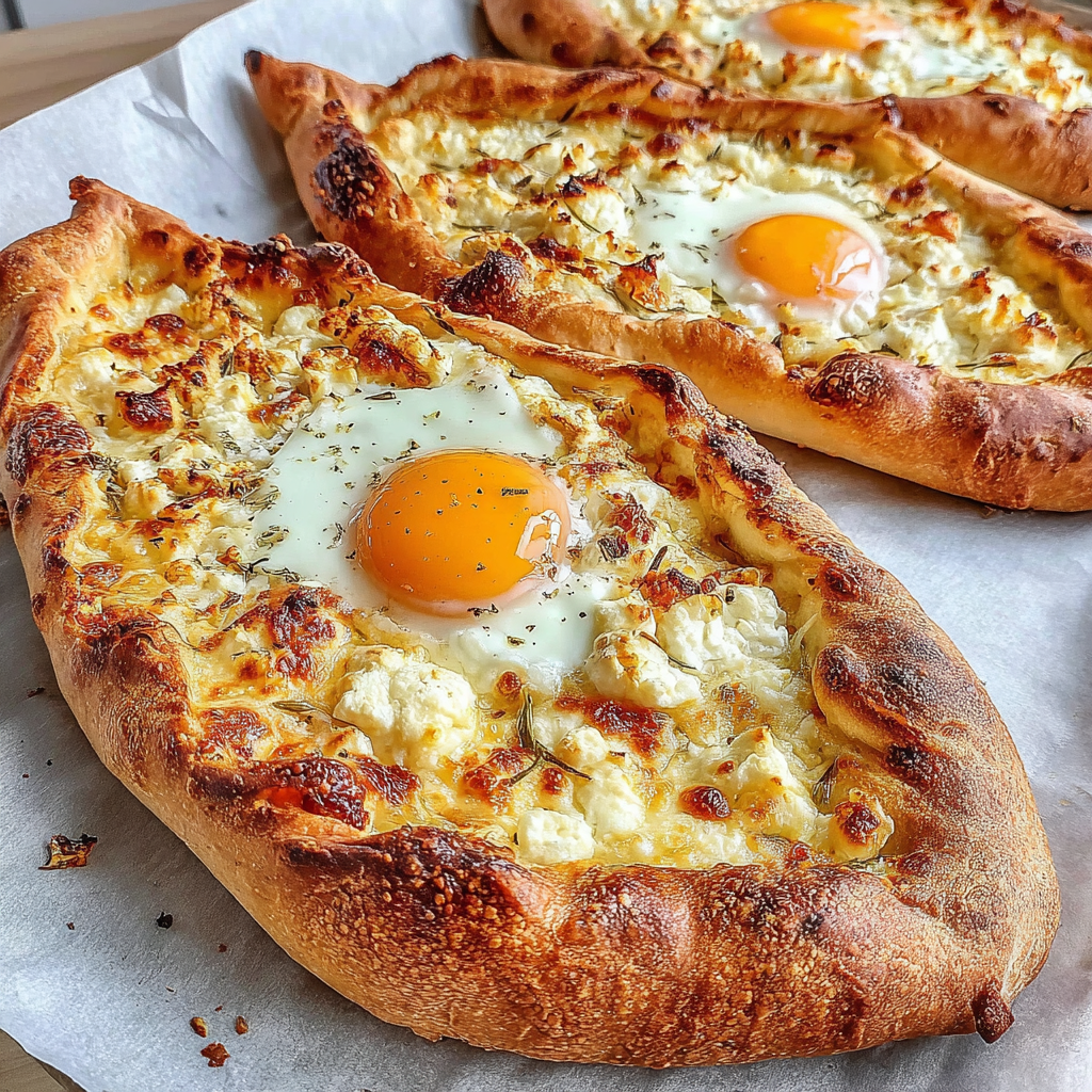 Georgian Khachapuri - Easy Cheese Bread