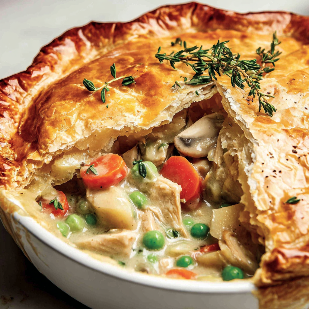 Hearty Vegan Chicken Pot Pie