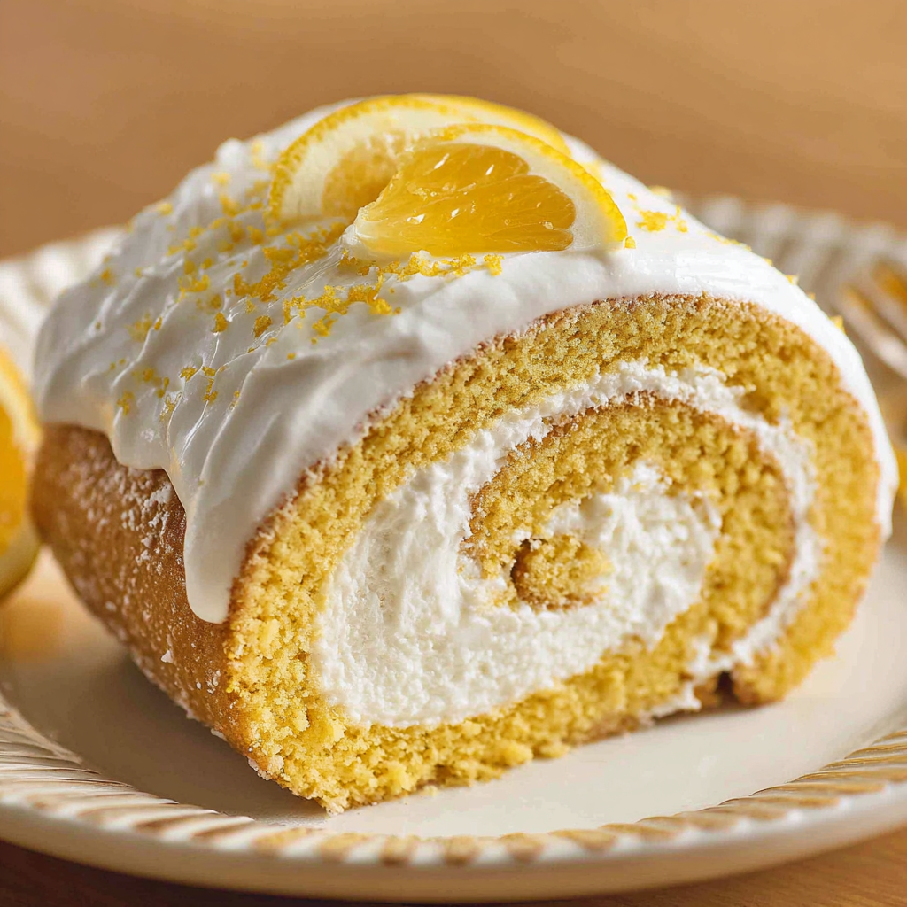 Lemon Cake Roll