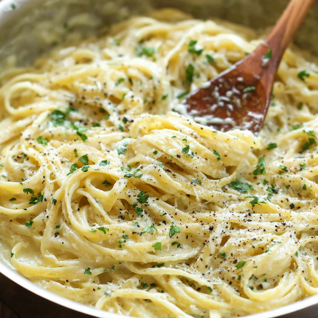 One Pot Garlic Parmesan Pasta