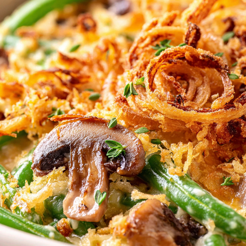 Creamy Green Bean Casserole from Scratch