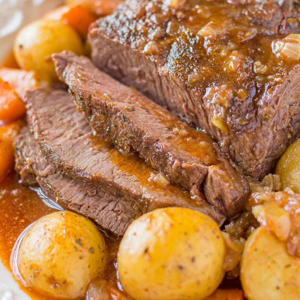 Slow Cooker Top Round Roast