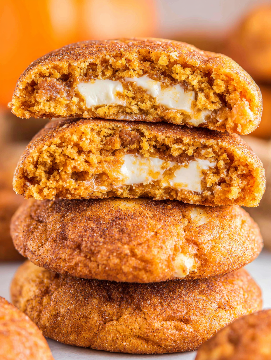 Close-up of pumpkin spice cookie texture