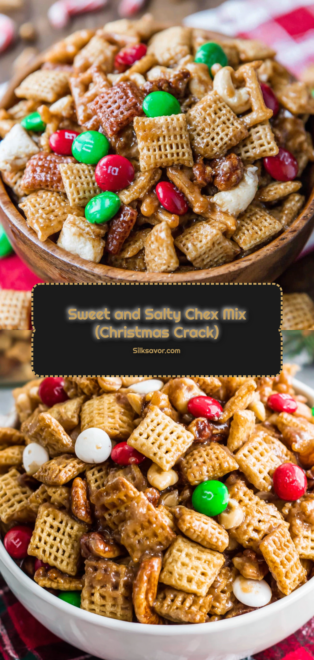 Sweet and Salty Chex Mix Recipe - Christmas Crack