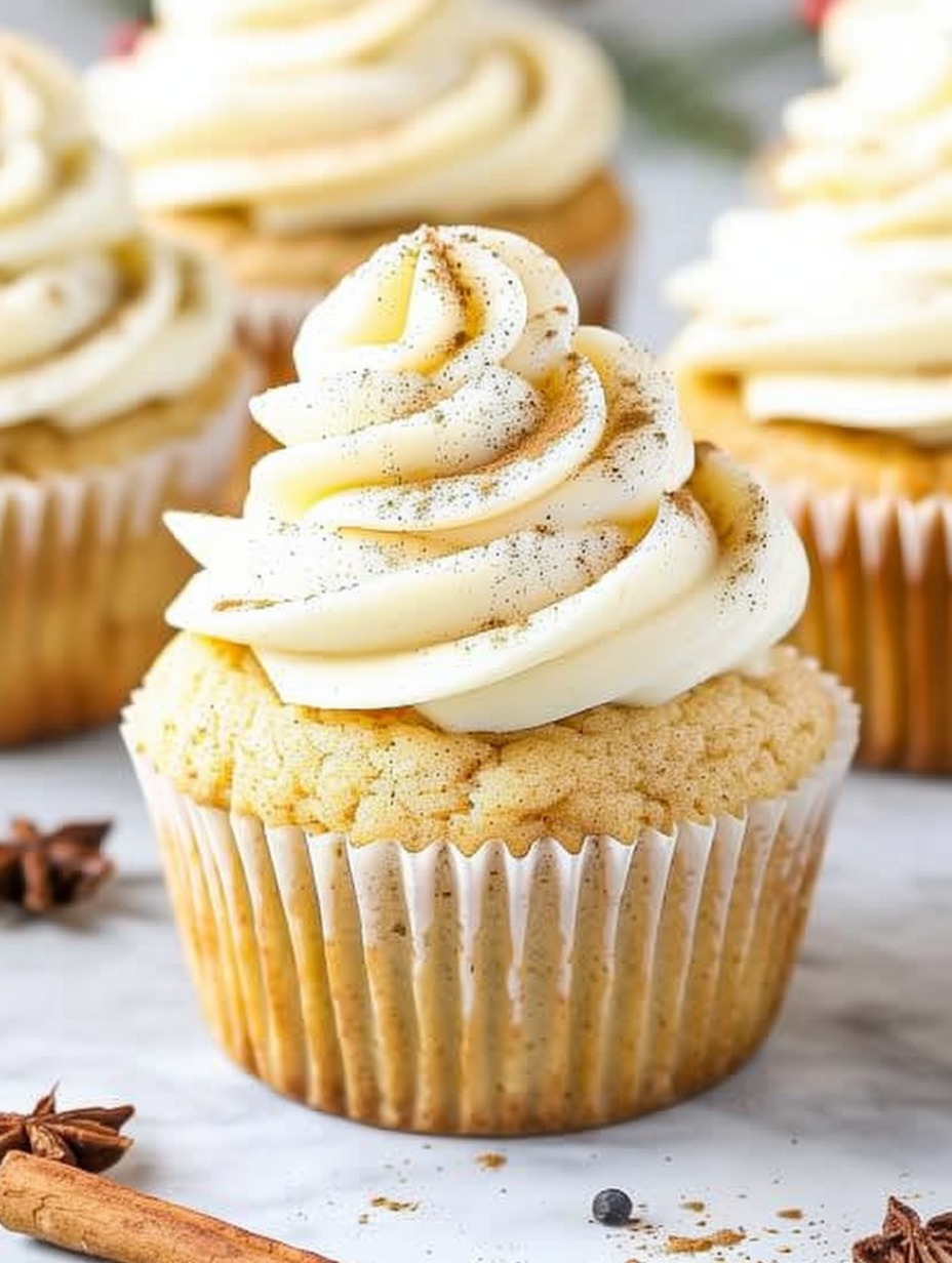 Eggnog Cupcakes