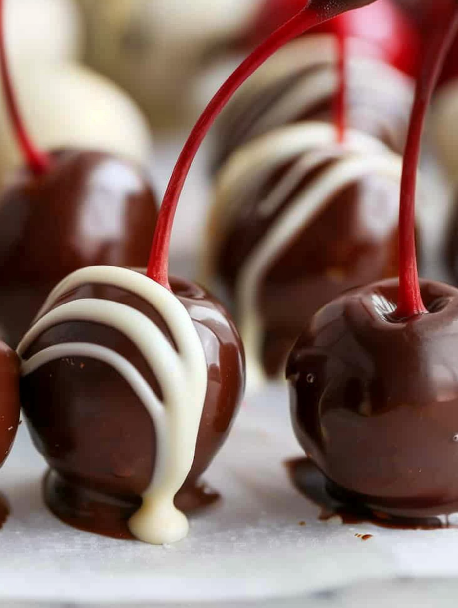 Grand Marnier Chocolate Cherries