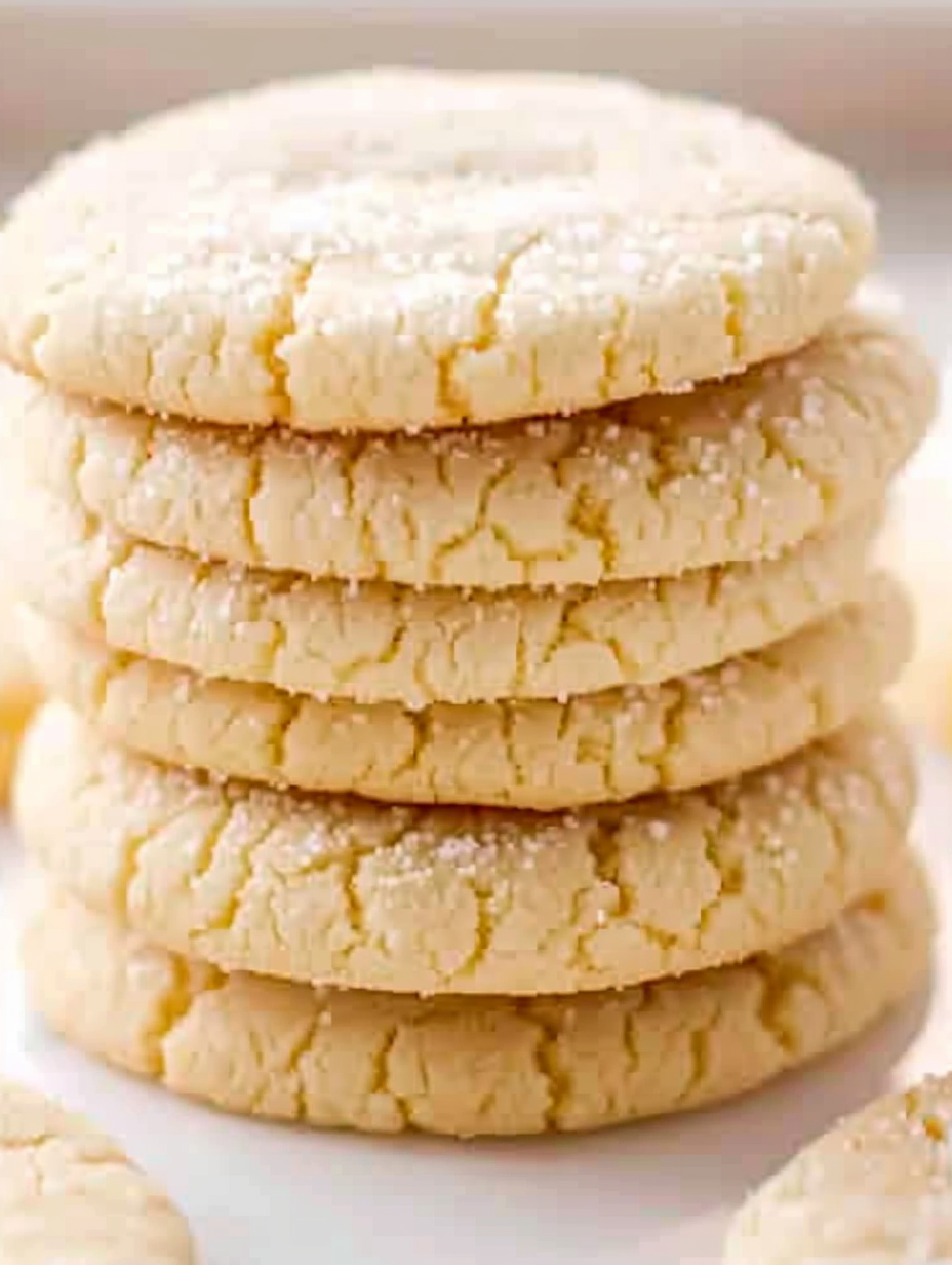 Rolling dough balls in sugar for sparkle