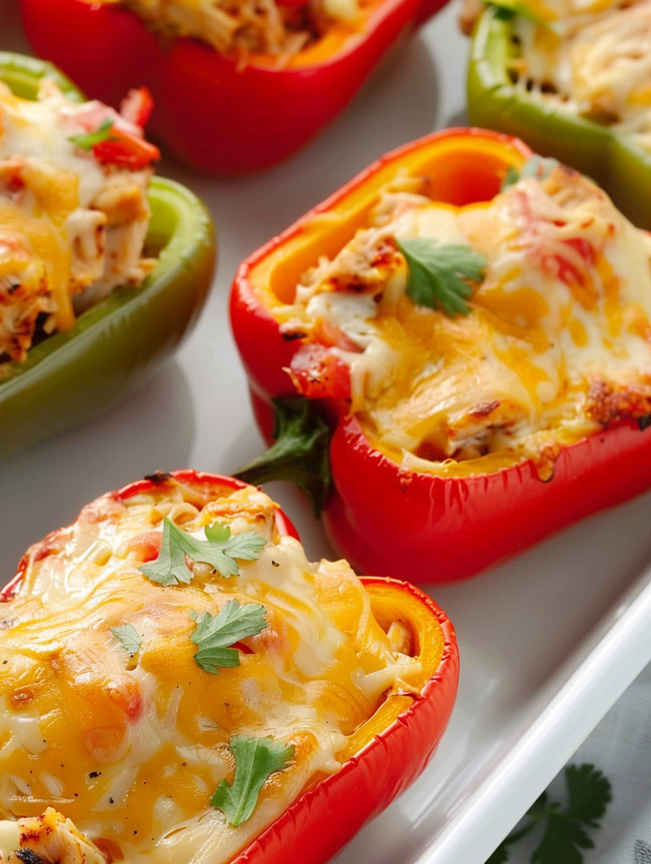 Chicken Stuffed Bell Peppers