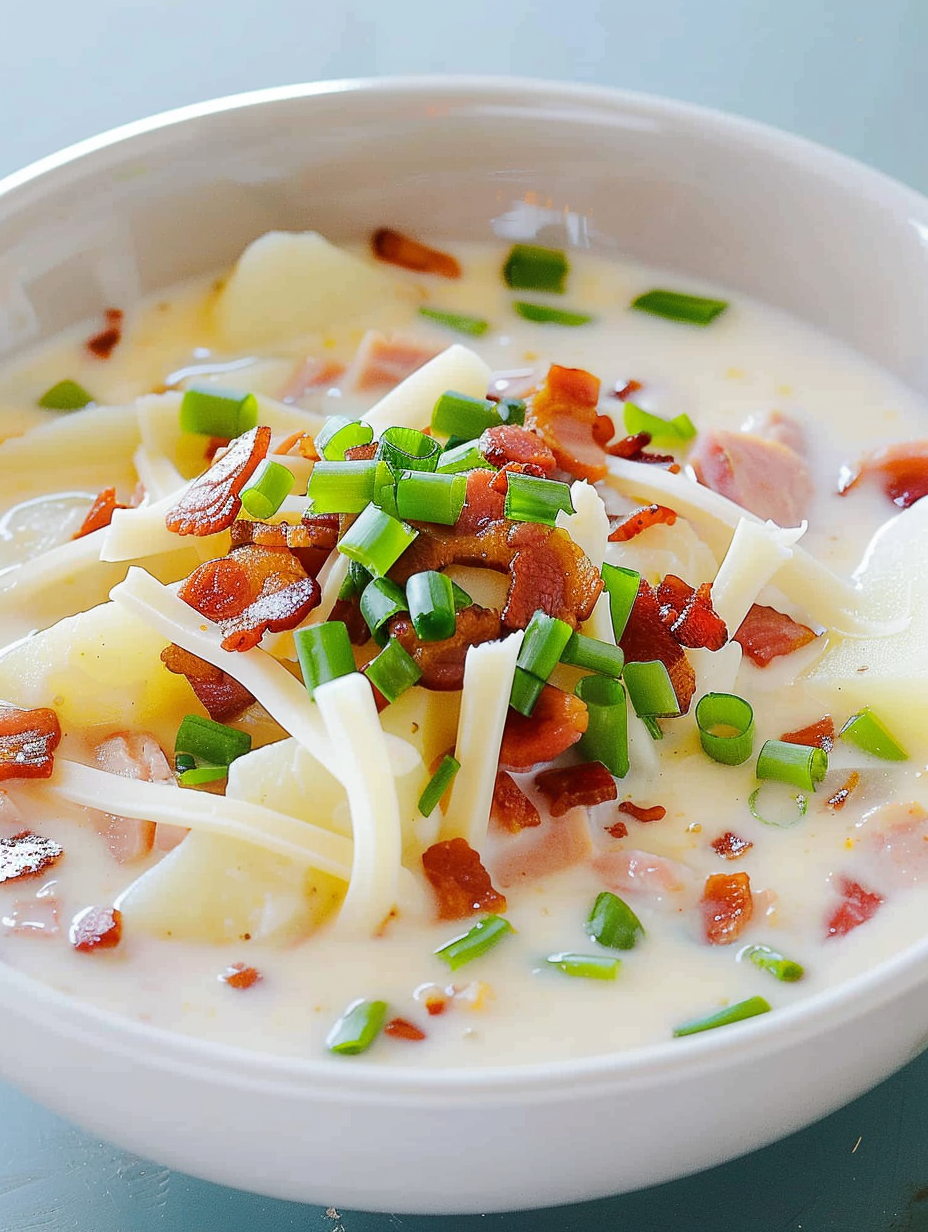 Slow Cooker Loaded Baked Potato Soup
