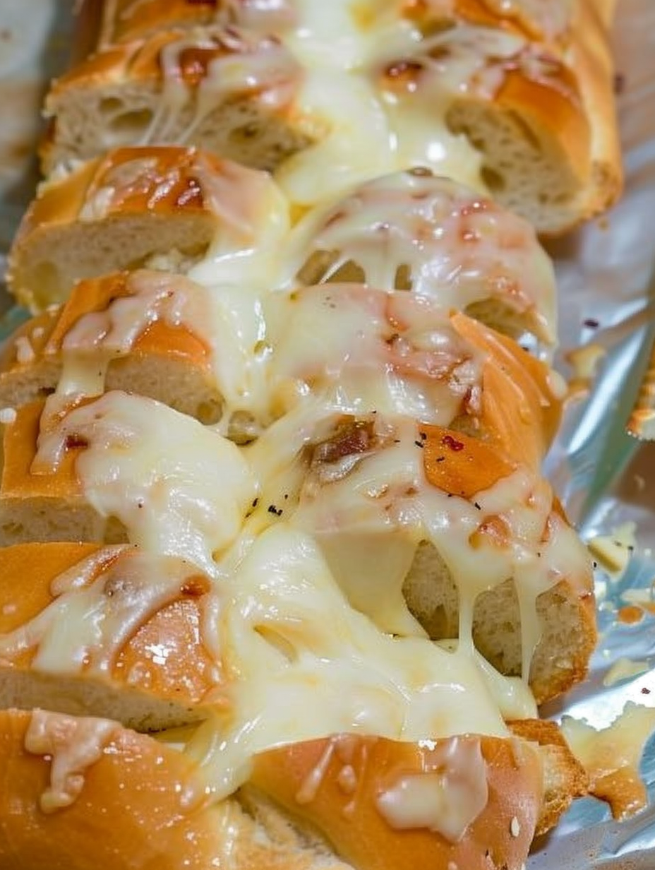 Pull Apart Garlic Cheese Bread