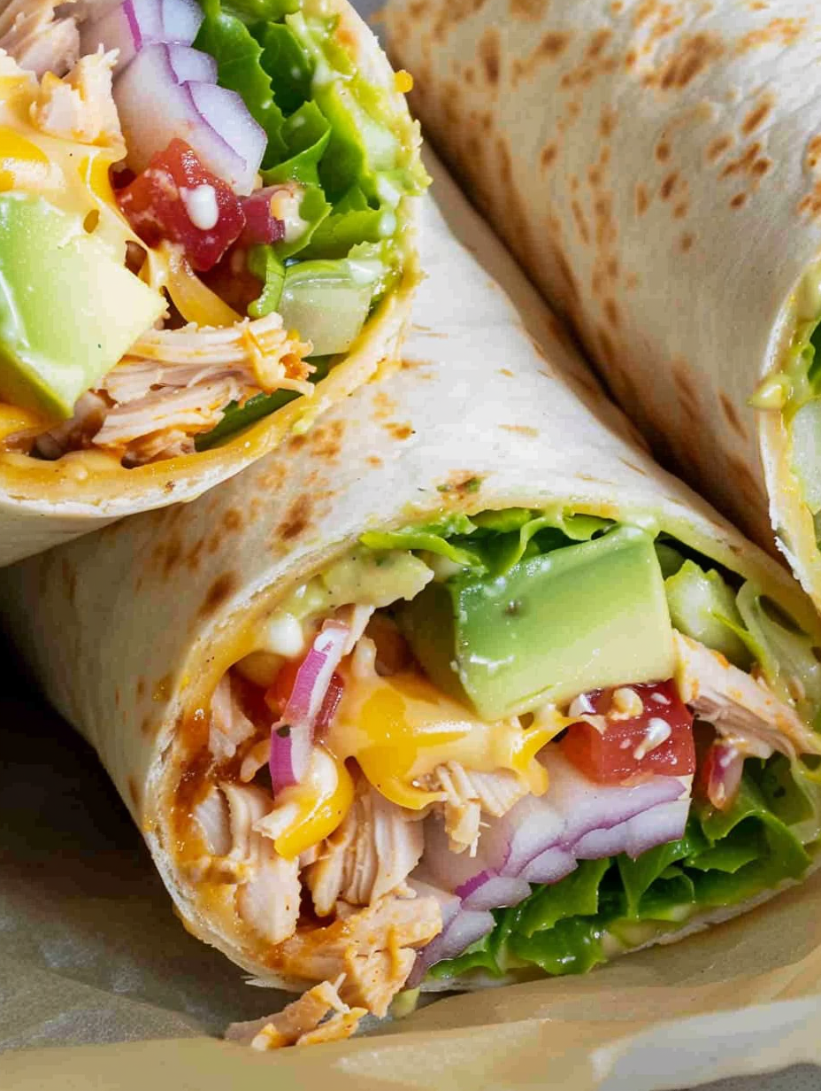 BBQ Chicken Wraps