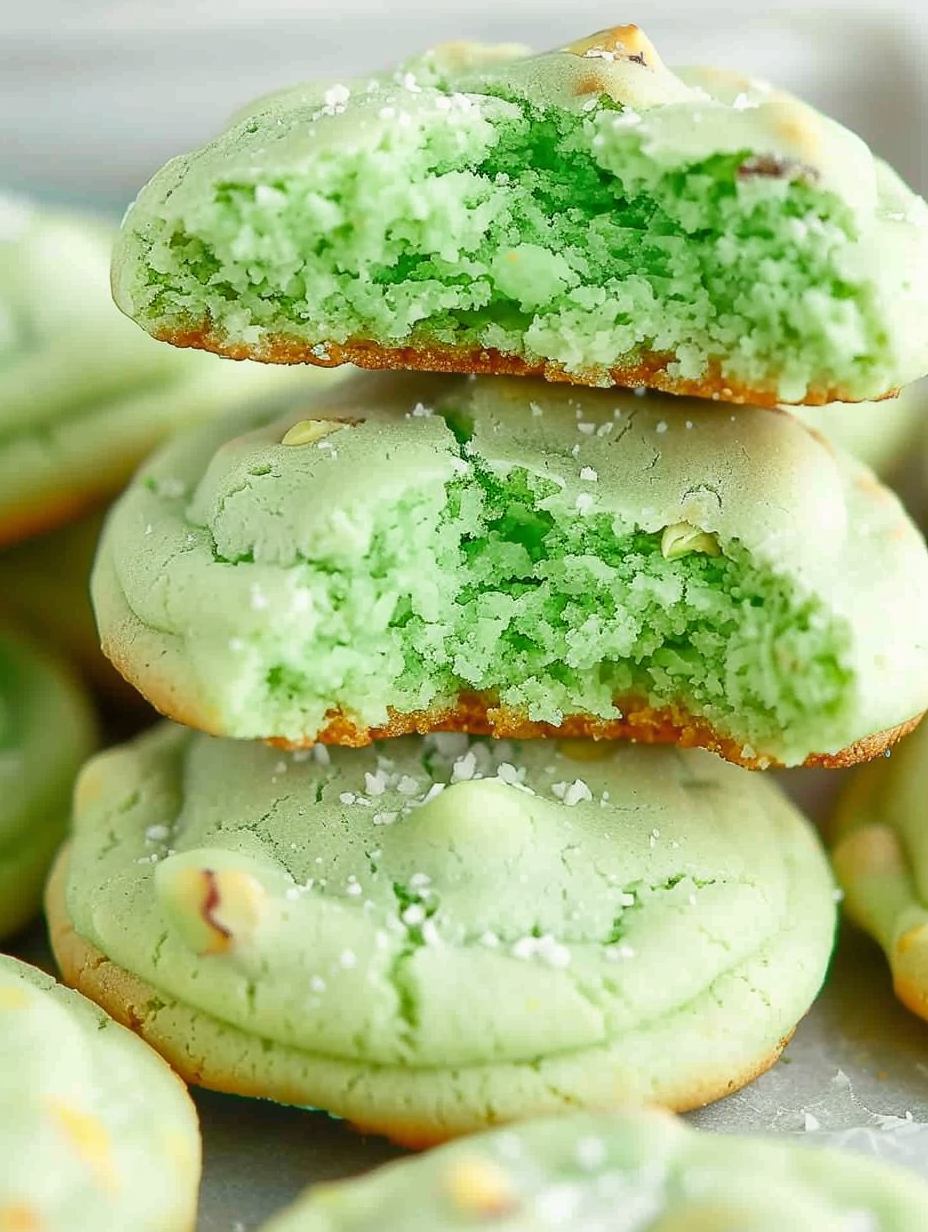 Pistachio Pudding Cookies