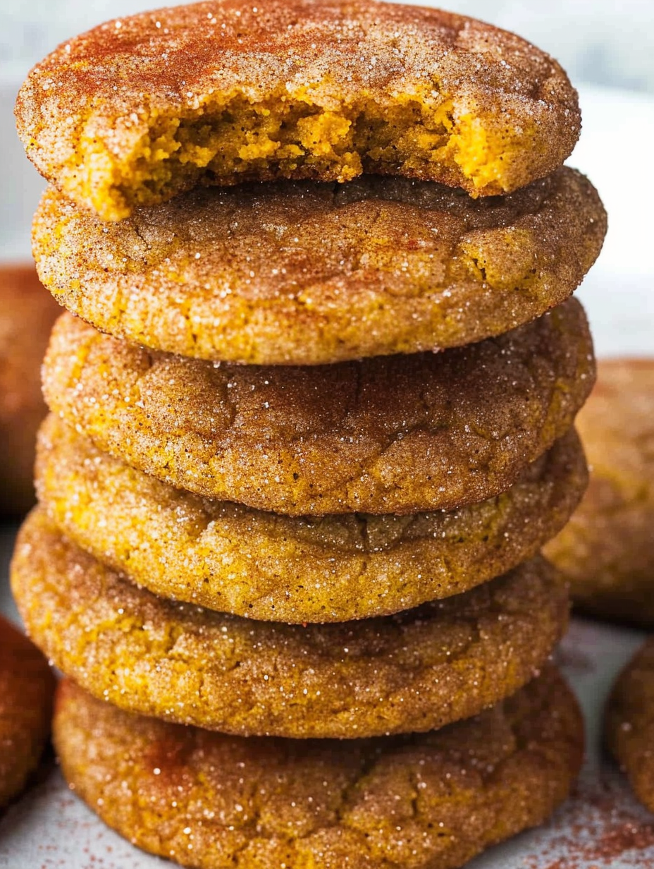Pumpkin Snickerdoodle Cookies