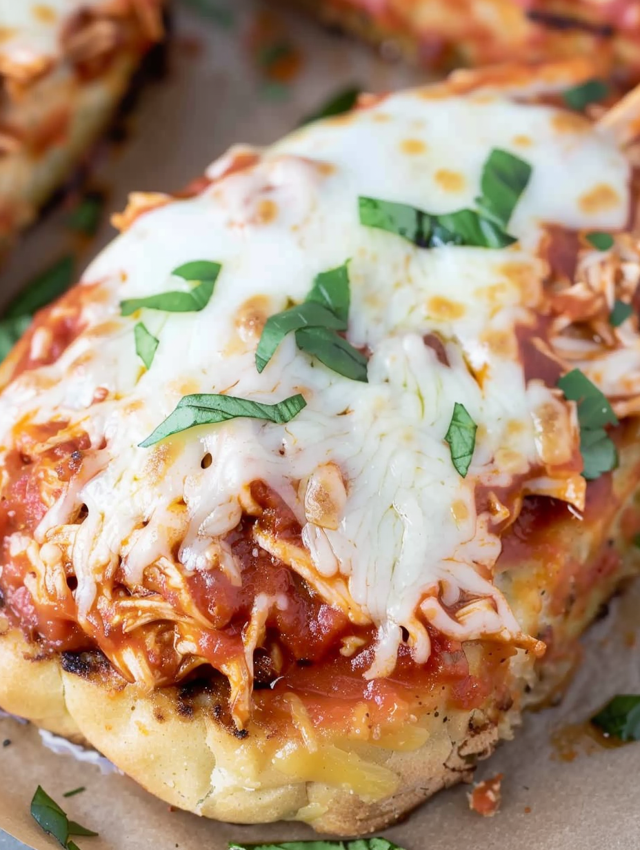 Shredded Chicken Parmesan Sandwich