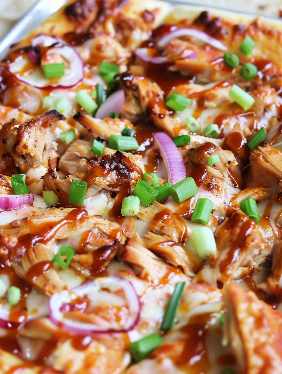 Close-up of baked puff pastry edge