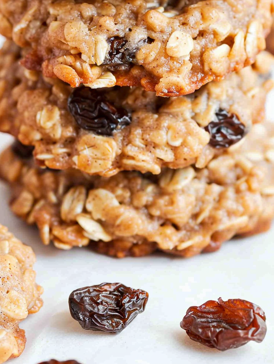 Easy Oatmeal Raisin Cookies