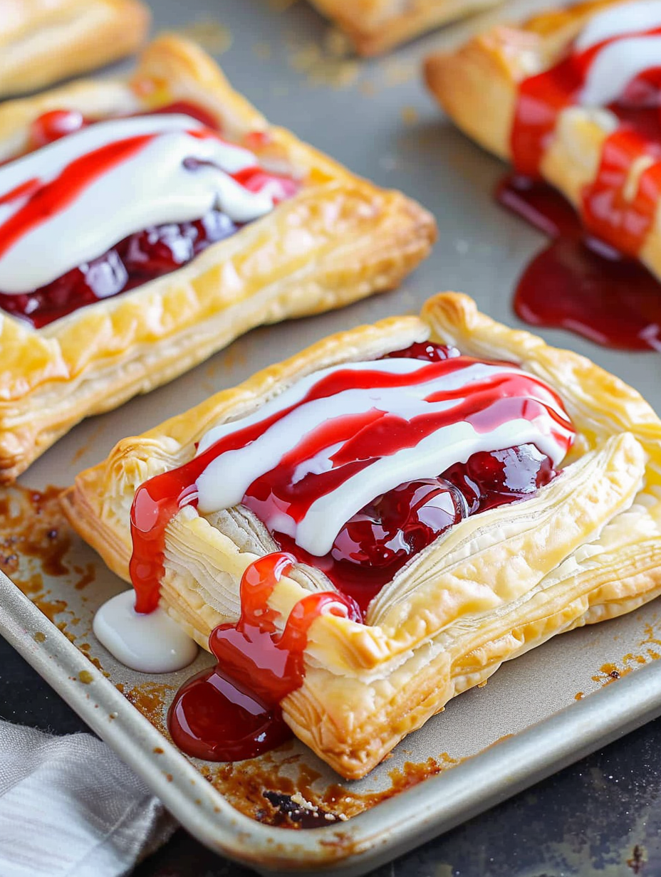 Quick Cherry Danish with Cream Cheese