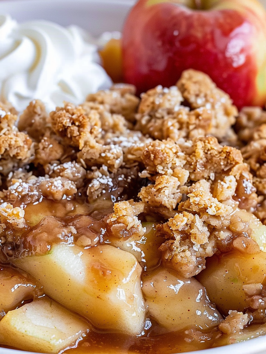 Easy Homemade Apple Crumble