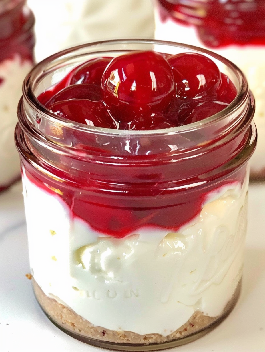 No-Bake Cherry Cheesecake