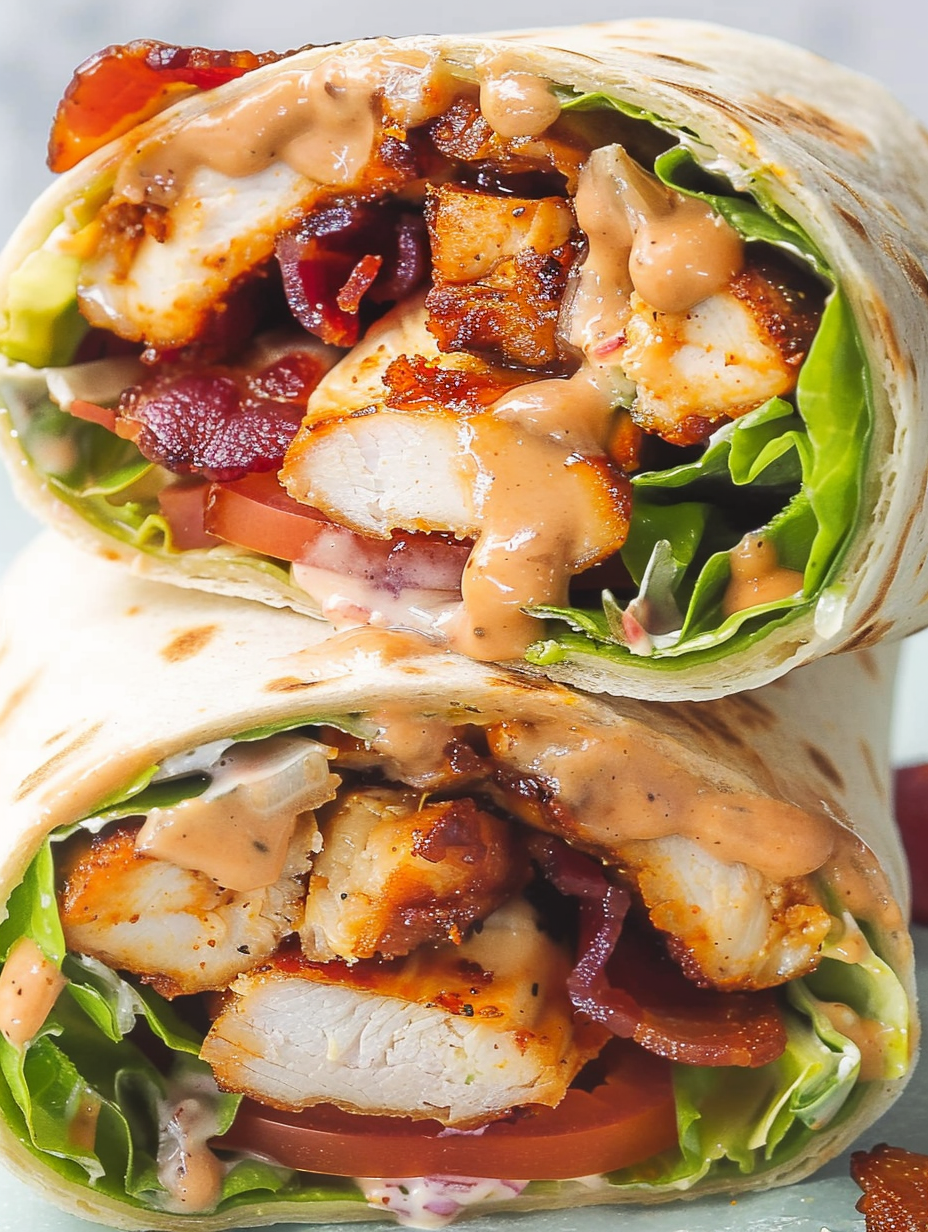 BBQ chicken slices tossed in sauce in a pan