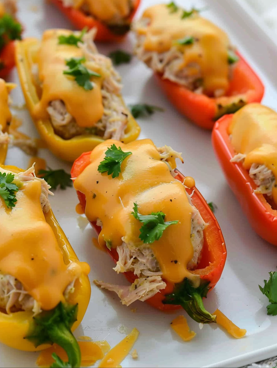 Keto Tuna Melt Poppers