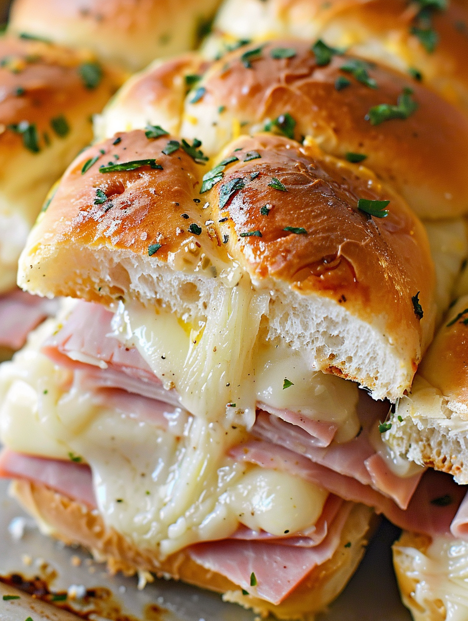 Chicken Cordon Bleu Sliders