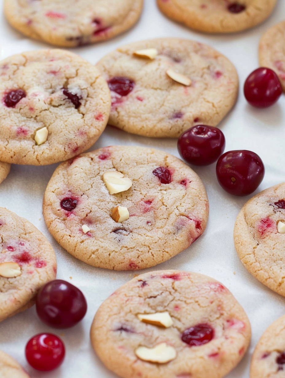 Cherry Icebox Cookies