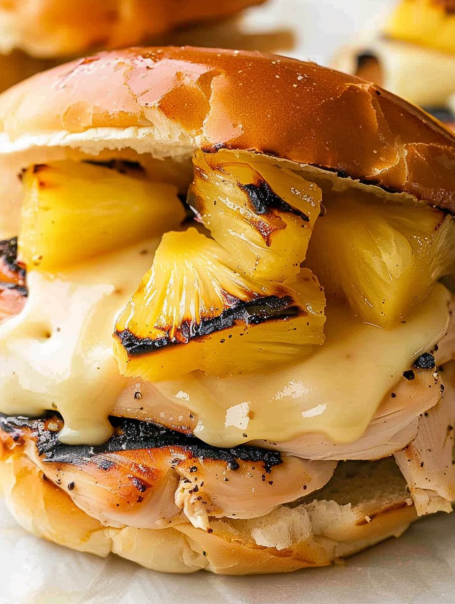 Grilled Hawaiian Chicken Sandwiches