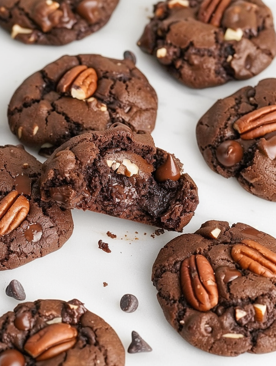 Chocolate Cake Mix Cookies